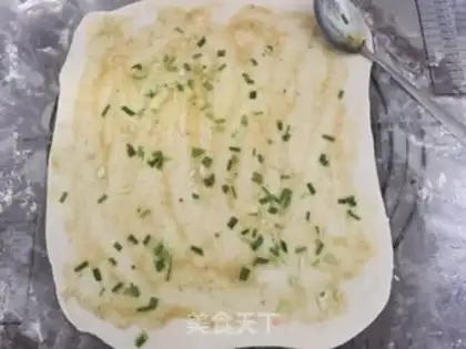 Make Chicken onion fragrance step 9
