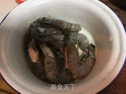 Make Blue radish shrimp step 0