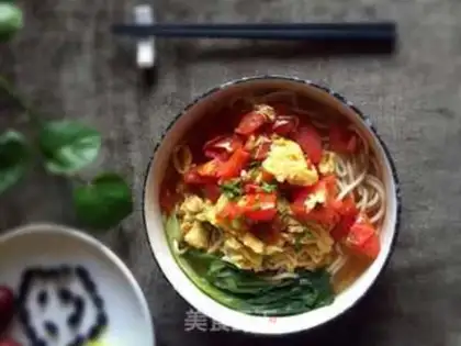 Make Tomato egg noodles step 9