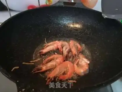 Make Blue radish shrimp step 6
