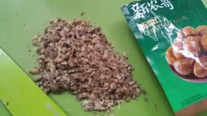 Make Spinach Chestnut step 1
