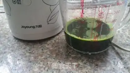 Make Spinach Chestnut step 2