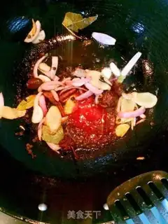 Make Red beef noodles step 6