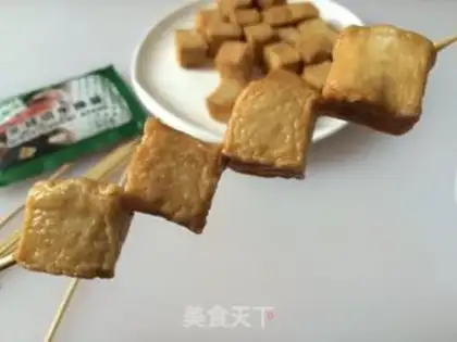Make The fragrance of black pepperfish tofu step 1