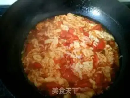 Make Tomato egg soup step 6