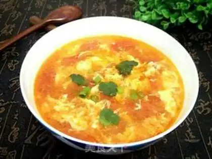 Make Tomato egg soup step 7