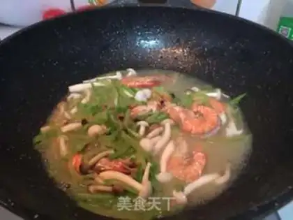 Make Blue radish shrimp step 12