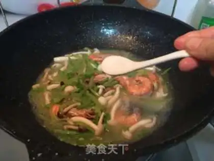 Make Blue radish shrimp step 13