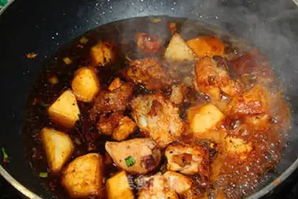 Make Chicken veal and stew step 7