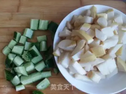 Make Plumbing and vegetable juice step 1