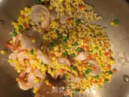 Make Pine corn shrimp step 5