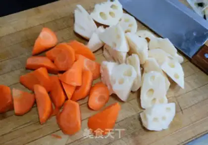 Make Lotus carrot steak step 4