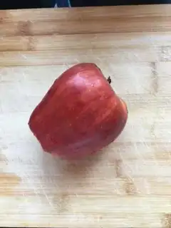 Make The baby eats apple rice step 0