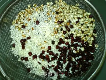 Make Snack bean rice step 3