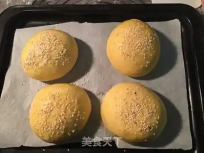 Make Egg ham burger step 9