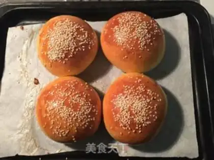 Make Egg ham burger step 10