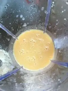 Make The baby eats apple rice step 5