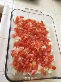 Make Western tomato roasted chicken leg step 1