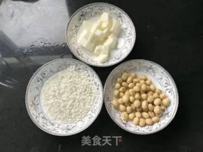 Make The soy sauce of the rice mountain step 1