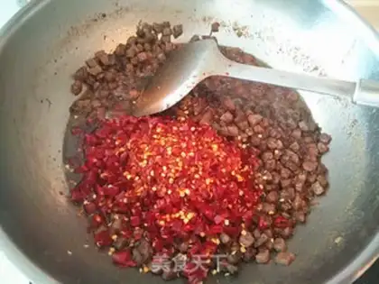 Make Spicy beef sauce step 7