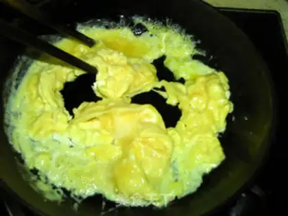 Make Onion eggs, noodle step 5