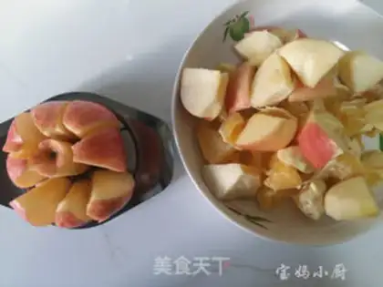 Make Fresh orange apple juice step 1