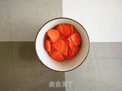 Make Snack of carrots step 1