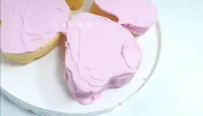 Make Flamingo cream rice cake step 13