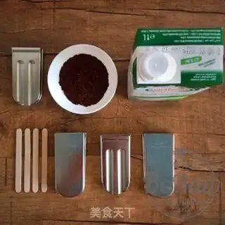 Make Fresh coffee milk popsicle step 2