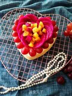 Make Heartless fruit cake step 22