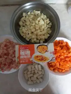 Make Curry chicken pastry step 5