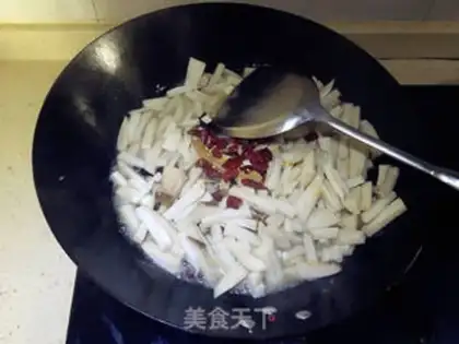 Make Cold almond mushrooms step 3