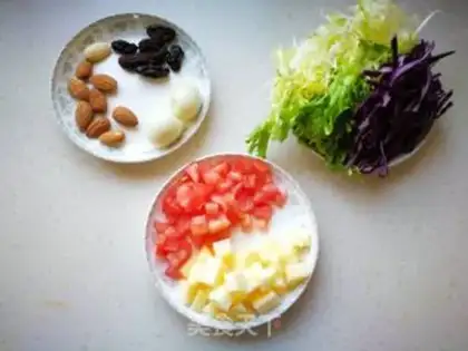 Make Pancake fruit salad step 1