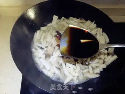Make Cold almond mushrooms step 4