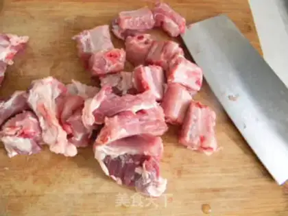 Make No soy sauce, red curd ribs step 0