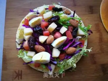 Make Pancake fruit salad step 7