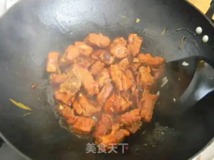 Make No soy sauce, red curd ribs step 11