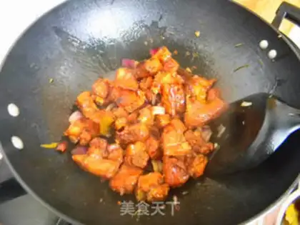 Make No soy sauce, red curd ribs step 13