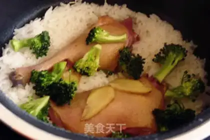 Make Duck-leg rice step 4