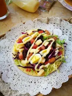 Make Pancake fruit salad step 12