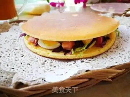 Make Pancake fruit salad step 13