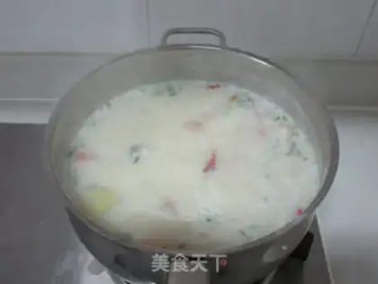 Make Crab rice step 8