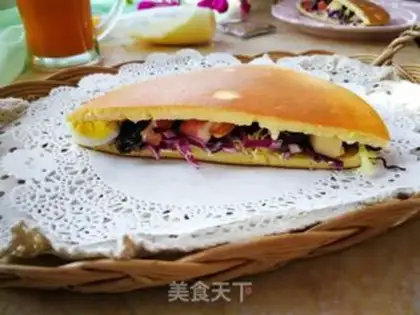 Make Pancake fruit salad step 14