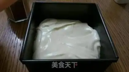 Make Sour cream pine cake. Less oil step 9
