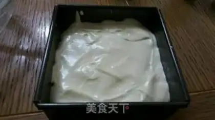Make Sour cream pine cake. Less oil step 11