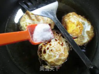 Make Pinebread and egg step 5