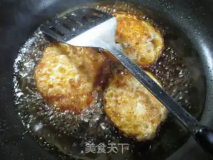 Make Pinebread and egg step 6