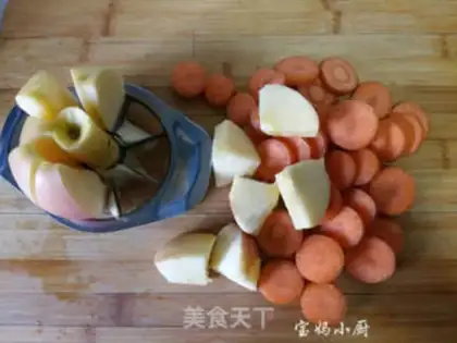Make Carrot apple juice step 1