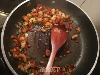 Make Onion carrot fried chicken step 9