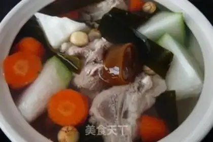 Make The winter melon with a big bone pan step 3